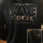 Wave Radio Heavyweight Two Tone Blk/Gray Zipper Hoodie