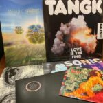 Colored Vinyl Bag w/6+ Colored Vinyls Including Idles & The Orb w/David Gilmour + Bonus 7″ + Surprise autographed!