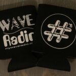Set of Two – #’s & WAVE Radio Black Koozie